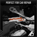 Mini Ratchet Spanner 1/2 3/8 1/4 Drive 90 Tooth Extension Bar Workshop With Bag-8