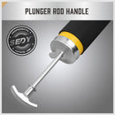 18inch Grease Gun 8000PSI Pistol Grip Flex Hose Heavy Duty Barrel With Cartridge-7