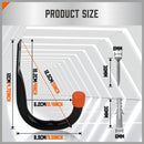 HORUSDY 6Pc Wall Mount Garage Hooks Set Heavy Duty Steel Storage Rack Hanger-3