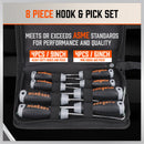 8Pc Pick And Hook Set Oil Seal O-Ring Puller Extractors Seal Gasket Remove Tool-4