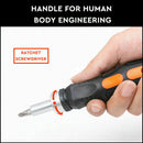 58Pc Ratchet Screwdriver Bits Set Nut Driver Setter Hex Torx Key Phillips Slot-4