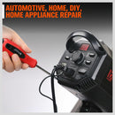 100Pc Screwdriver Set Ratchet Handle Socket Slot Pozi Hex Star Square Bits Rack-12