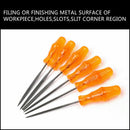 6Pc Mini Needle File Set Alloy Strength Steel For Wood Working Carving Craft-10