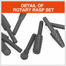 10Pc Rotary Bits Set Router Drill Bit Burr Wood Rasp File Drill Bits Wood Timber-5