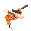 90mm Drill Press Bench Vice Quick Release Clamp Jaw Soft Grip Hand Pads Woodwork-1