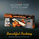 90mm Drill Press Bench Vice Quick Release Clamp Jaw Soft Grip Hand Pads Woodwork-3