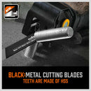 34-Piece Reciprocating Saw Blade Set Wood and Metal Cutting Blades with Storage Pouch-8