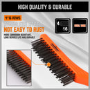 260mm Stanless Brush Anti-Slip Handle Scratch Paint Cleaning Rust Remove New-5
