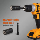 Magnetic Wristband & Universal Socket Grip 7-19mm Magnets Screws Nails Holder-7