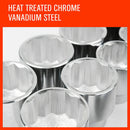 27Pc Heavy Duty Socket Wrench Set 3/4" Drive Metric & Imperial Extension Case-8