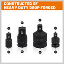 8Pc Impact Socket Reducer Set Heavy Duty Adaptor For Ratchet Wrench With Case-5