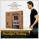 52Pc Wall Mounted Tool Storage Rack Wrench Spanner Holder Screwdriver Pliers New-3