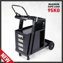 New 4-Drawer Welding Trolley Cart Welder Cabinet MIG TIG ARC Plasma Cutter Bench-3