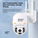 1080P Full HD Wireless Wifi IP Camera Home Security LED Bulb Lamp Light Camera-9
