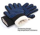 1 Pair Heat Proof Glove blue-4