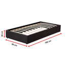 PU Leather Single Bed Ensemble Frame-7