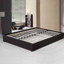 PU Leather Double Bed Ensemble Frame-6