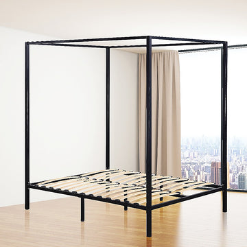 4 Four Poster Double Bed Frame - 0