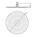 300mm Brass Shower Head Round Chrome Showerhead-10