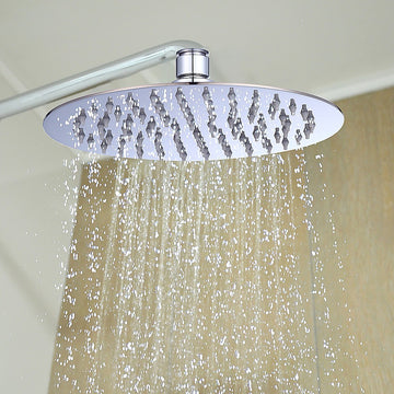 200mm Shower Head Round 304SS Polished Chrome Finish - 0