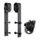 1.8m Sliding Barn Door Hardware Heavy Duty Sturdy Kit-1