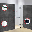 100 x 200cm Wall to Wall Frameless Shower Screen 10mm Glass By Della Francesca-4