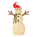 0.97M Christmas Lights Snowman 80 LED Decorations Jingle Jollys-2
