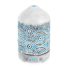 activiva 100ml Metal Essential Oil and Aroma Diffuser - Vintage White - RnR Galore