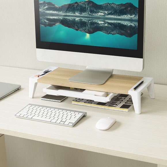 activiva Ergolife Monitor Stand Riser with Storage Drawer - RnR Galore