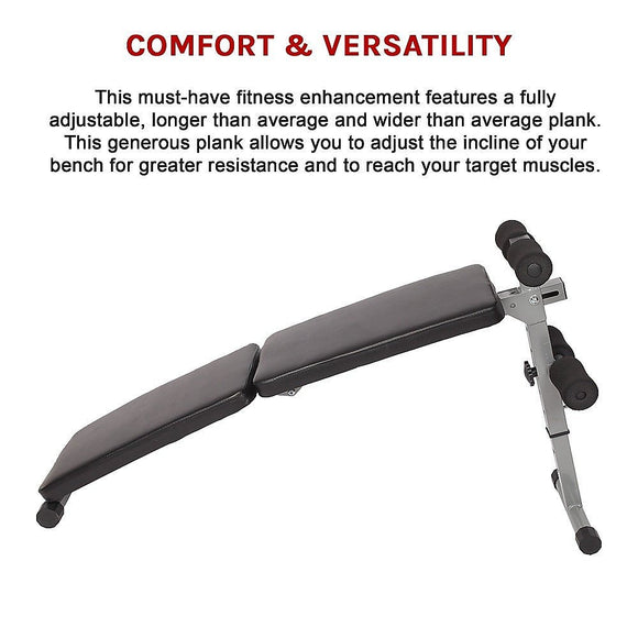 Adjustable Abdominal Crunch Sit Up Bench - RnR Galore