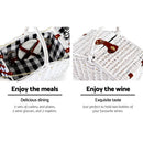Alfresco 2 Person Picnic Basket Set Insulated Blanket Bag - RnR Galore