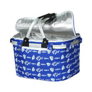 Alfresco Picnic Basket Folding Bag Hamper Food Insulated Cover Storage - RnR Galore