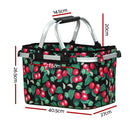 Alfresco Picnic Basket Folding Bag Hamper Food Storage Insulated - RnR Galore