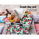 Alfresco Picnic Basket Folding Bag Hamper Insulated Food Cover Storage - RnR Galore