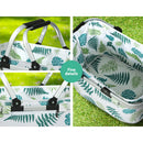 Alfresco Picnic Basket Folding Bag Hamper Insulated Food Storage - RnR Galore