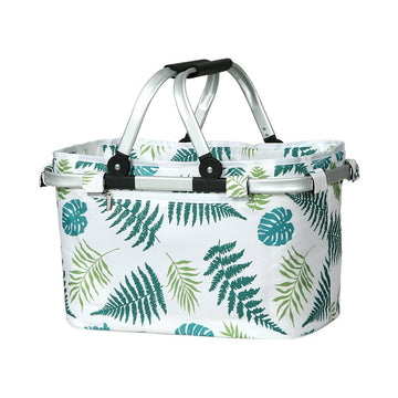 Alfresco Picnic Basket Folding Bag Hamper Insulated Food Storage - RnR Galore