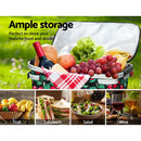 Alfresco Picnic Basket Folding Bag Hamper Insulated Storage Food Cover - RnR Galore