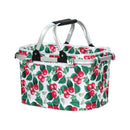 Alfresco Picnic Basket Set Folding Bag Hamper Insulated Food Storage - RnR Galore