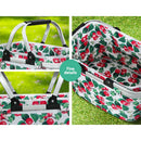 Alfresco Picnic Basket Set Folding Bag Hamper Insulated Food Storage - RnR Galore