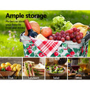 Alfresco Picnic Basket Set Folding Bag Hamper Insulated Food Storage - RnR Galore