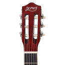Alpha 39 Inch Classical Guitar Wooden Body Nylon String Beginner Gift Sunburst - RnR Galore
