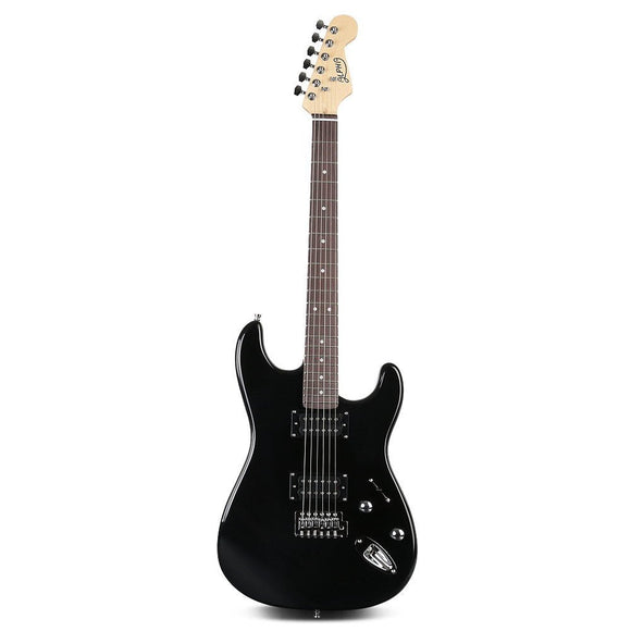 Alpha 41 Inch Electirc Guitar Humbucker Pickup Switch Full Size Black - RnR Galore