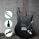 Alpha 41 Inch Electirc Guitar Humbucker Pickup Switch Full Size Black - RnR Galore