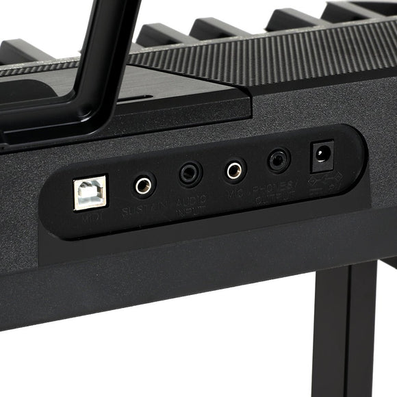 Alpha 61 Keys Electronic Piano Keyboard Digital Electric w/ Stand Touch Sensitive - RnR Galore