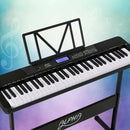 Alpha 61 Keys Electronic Piano Keyboard Digital Electric w/ Stand Touch Sensitive - RnR Galore