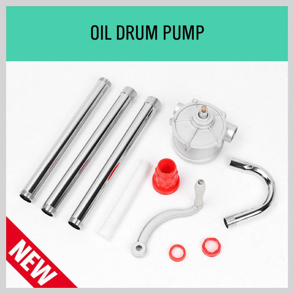 Aluminium Rotary Drum Pump Diesel Fuel Kero Oil Petrol 44 Gallon Drum Hand Pump - RnR Galore