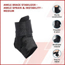Ankle Brace Stabilizer - Ankle sprain & instability - MEDIUM - RnR Galore