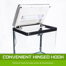 Aquarium Curved Glass RGB LED Fish Tank Set Filter Pump 52L - RnR Galore