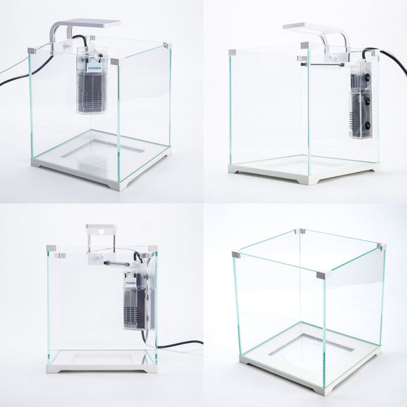 Aquarium Starfire Glass Fish Tank Set Filter Pump 16L - RnR Galore