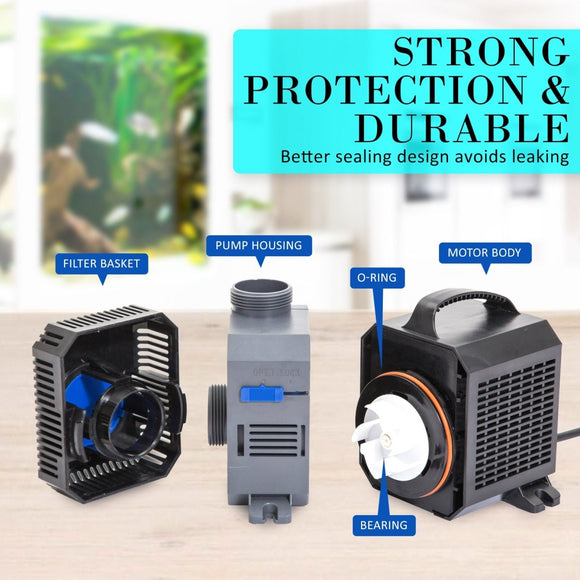Aquarium Submersible Pond Water Pump 16000L/H - RnR Galore